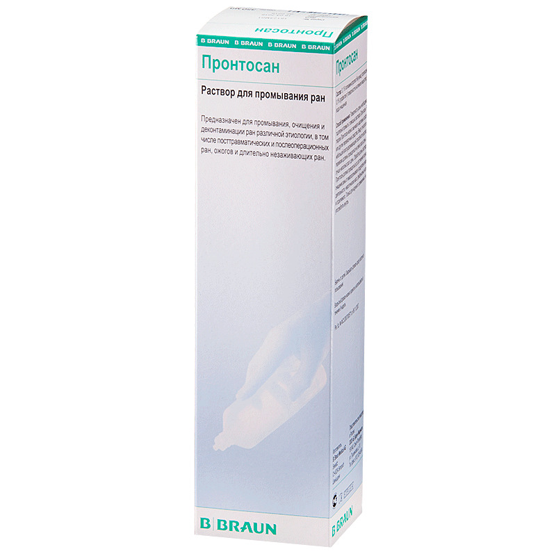 Пронтосан раствор для промывания ран, раствор стерильный, 350 мл, 1 шт. фото