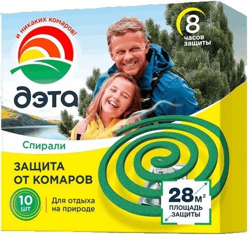Дэта Insecto спираль от комаров, 10 шт. фото