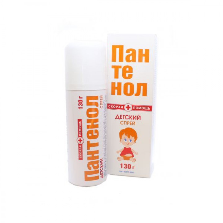 Скорая помощь Пантенол для детей, спрей, 130 г, 1 шт. фото