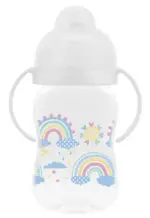 Lubby Поильник-непроливайка с ручками и мягким силиконовым носиком, 270 мл, 1 шт, 6+ мес, арт. 13970 фото