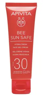 Apivita Bee Sun Safe Гель-крем солнцезащитный для лица увлажняющий, крем-гель, 50 мл, 1 шт, SPF 30 фото