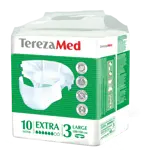 TerezaMed Extra Подгузники для взрослых дневные, Large L (3), 10 шт, 100-150 см фото