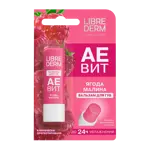 Librederm Аевит бальзам для губ, бальзам, 4 г, 1 шт, малина фото