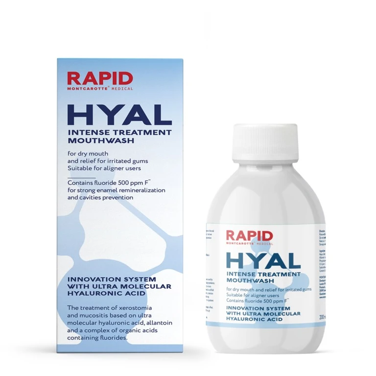 Montcarotte Rapid Hyal, ополаскиватель полости рта, 200 мл, 1 шт. фото