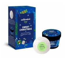 Cafe Mimi Sweet Christmas крем для тела 110 мл + бурлящий шар, набор, 1 шт. фото
