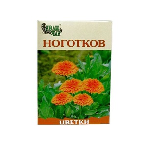 Ноготков цветки, сырье растительное измельченное, 50 г, 1 шт. фото