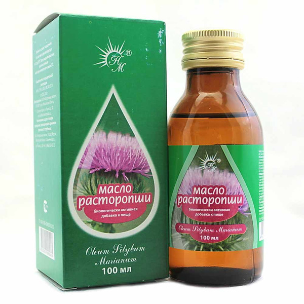 СолНат  Масло расторопши нерафинированное, масло для приема внутрь, 100 мл, 1 шт. фото