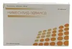 Нимесулид-Эдвансд, 100 мг, таблетки, 30 шт. фото