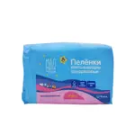 Мал мала меньше Пеленки детские впитывающие, 60 см x 60 см, 10 шт. фото