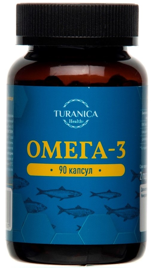 Turanica Омега-3 60%, 1300 мг, капсулы, 90 шт. фото