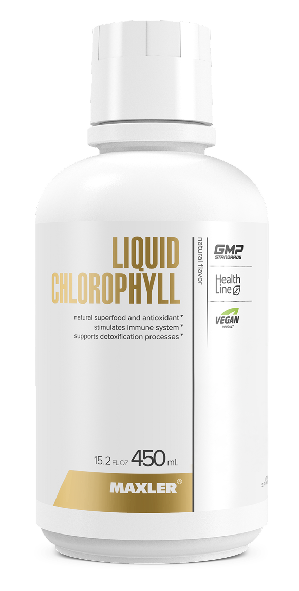 Maxler Хлорофилл жидкий, жидкость для приема внутрь, 450 мл, 1 шт, мята фото