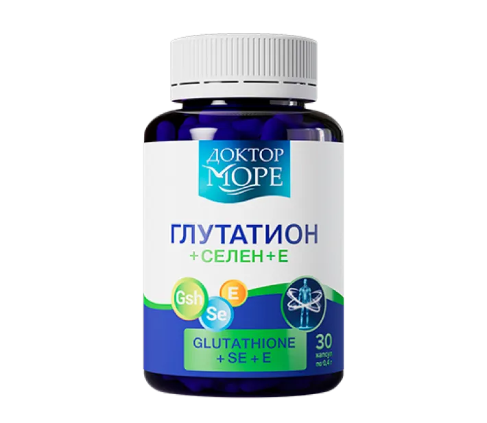 Доктор Море L-Глутатион + Селен + E, капсулы, 30 шт. фото