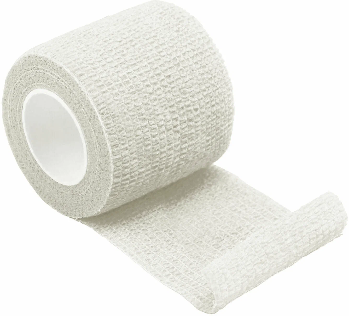 Bona mente! Бинт эластичный самофиксирующийся на пропиленовой основе, 4 см х 4 м, 1 шт, белый фото