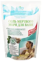 Санаторий дома Соль Мертвого моря, соль для ванн, 530 г, 1 шт, крепкий иммунитет фото