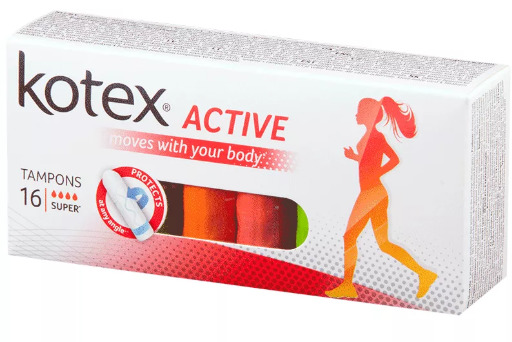 Kotex Active Super тампоны женские гигиенические, 16 шт. фото