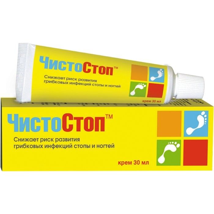 Чистостоп Крем для ног противогрибковый, 30 мл, 1 шт. фото