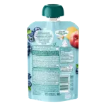 Фрутоняня детское пюре, 6+ мес, пюре, 90г, 1 шт, яблоко + черника + печенье фото 2