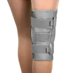 B.Well Ortho Бандаж на коленный сустав, M, 1 шт, серый, арт. W-3320, разъемный, с шарнирами фото 4