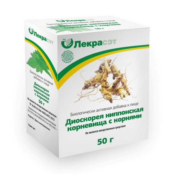 Диоскорея ниппонская корневища с корнями, фиточай, 50 г, 1 шт. фото