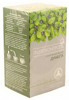 Фитоконтроль Диаб Фиточай, фиточай, 1.5 г, 20 шт. фото