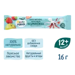 Фрутоняня фруктовый осьминожка кусочки, 16 г, 1 шт, яблоко + клубника фото 3