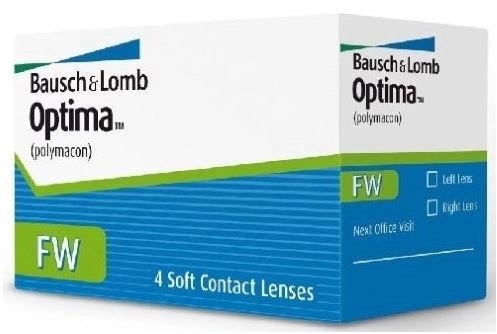 Bausch&Lomb Optima FW Контактные линзы плановой замены, BC=8,4 d=14,0, 4 шт, D(-5.00), стерильно фото