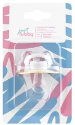 Lubby Just Соска-пустышка силиконовая со скошенным соском, 0+ мес, 1 шт, арт. 23821 фото