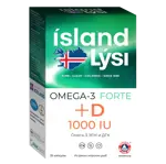 Lysi Омега-3 форте + витамин D, 1000 МЕ, капсулы, 32 шт. фото