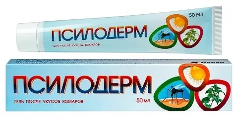 Псилодерм гель после укусов насекомых, гель, 50 мл, 1 шт. фото