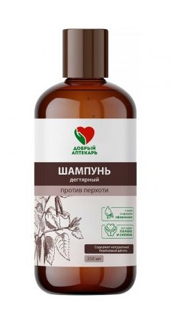 Добрый Аптекарь Шампунь дегтярный против перхоти, шампунь, 250 мл, 1 шт. фото