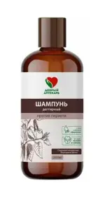 Добрый Аптекарь Шампунь дегтярный против перхоти, шампунь, 250 мл, 1 шт. фото