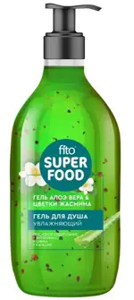 Fito косметик fito superfood гель для душа увлажняющий, гель для душа, 520 мл, 1 шт. фото