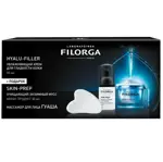 Filorga Hyalu-Filler крем увлажняющий 50 мл + SKIN-PREP очищающий энзимный мусс 30 мл + гуаша, набор, 1 шт. фото