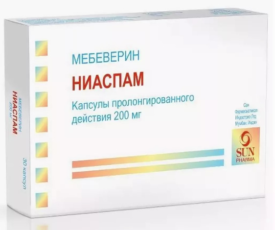Ниаспам, 200 мг, капсулы пролонгированного действия, 30 шт. фото