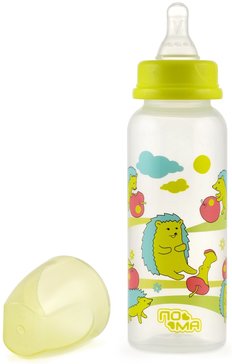 Пома Бутылочка полипропиленовая с силиконовой соской, 6+ мес, 1 шт, арт. 3810 фото
