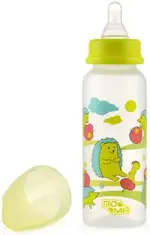 Пома Бутылочка полипропиленовая 6+, 240 мл, 1 шт, с силиконовой соской, арт. 3810 фото