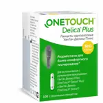 OneTouch Delica Plus, ланцеты, 100 шт. фото