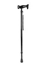 Трость металлическая телескопическая с ортопедической рукояткой AMCT23 BK, 1 шт, черного цвета фото