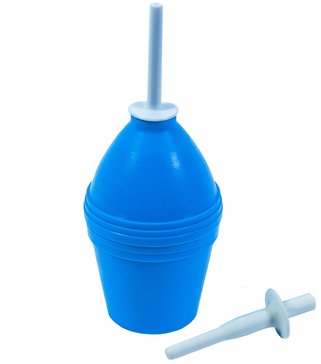 Спринцовка пластизольная Б6 с 2 наконечниками, 1 шт, с мягким и твердым наконечником фото