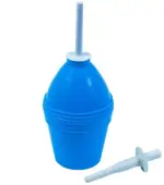 Спринцовка пластизольная Б6 с 2 наконечниками, 1 шт, с мягким и твердым наконечником фото