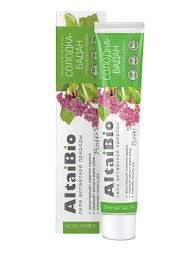Altaibio Зубная паста для профилактики кариеса Солодка-Бадан, паста зубная, 75 мл, 1 шт. фото
