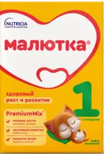 Малютка 1 Молочная смесь, смесь молочная сухая, 600 г, 1 шт. фото