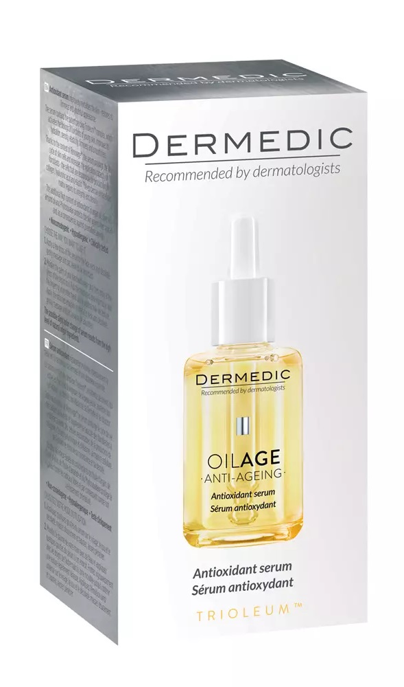 Дермедик Oilage Anti-Ageing Antioxidant Serum, сыворотка, 30 мл, 1 шт, с антиоксидантами фото