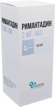 Римантадин, 2 мг/мл, сироп, 100 мл, 1 шт. фото