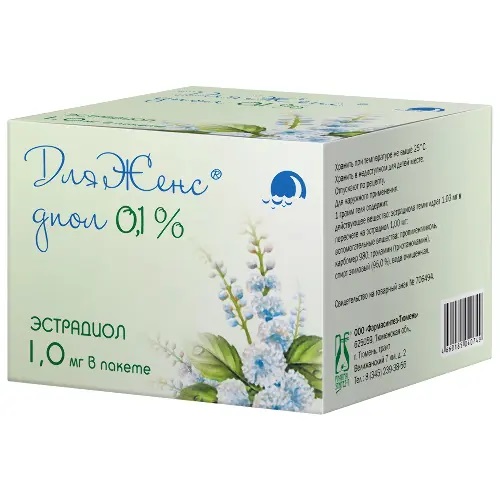 ДляЖенс Диол, 0.1 %, гель трансдермальный, 1 г, 28 шт. фото