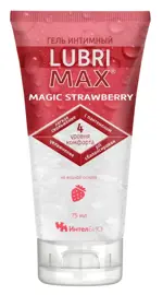 Lubrimax magic strawberry гель интимный, гель интимный, 75 мл, 1 шт. фото
