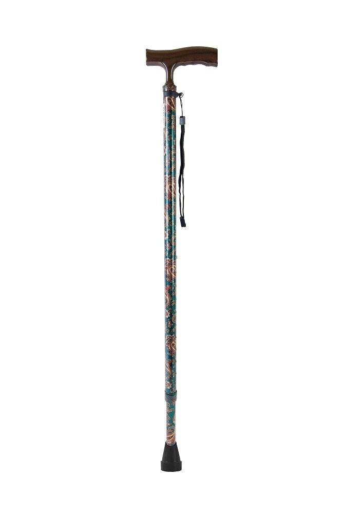 Amrus Трость металлическая телескопическая с ортопедической рукояткой, 1 шт, узоры, арт. AMCТ25 SW фото