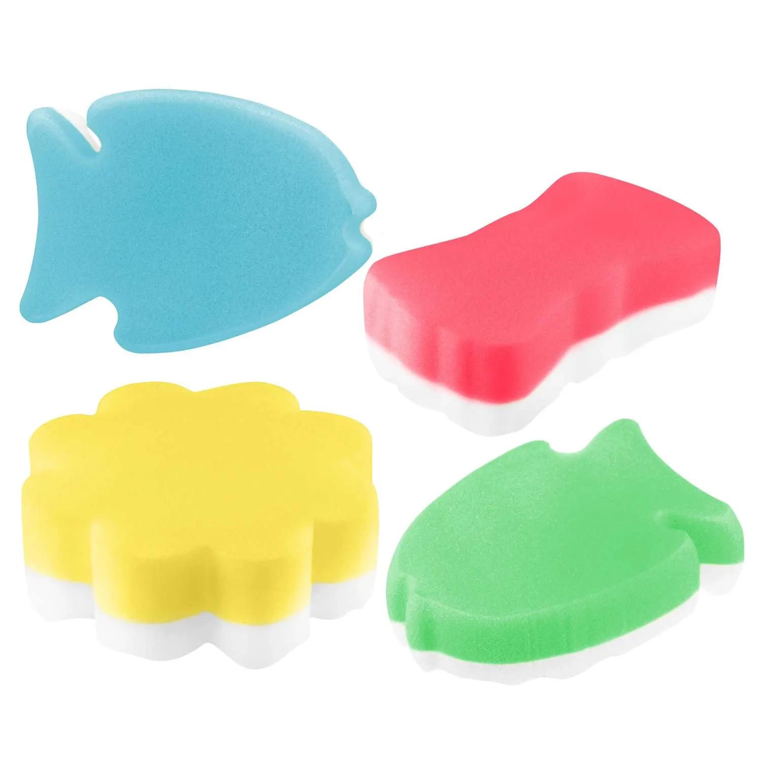 Мочалка Курносики с массажным слоем, 1 шт, цвета в ассортименте, арт. 40505 фото