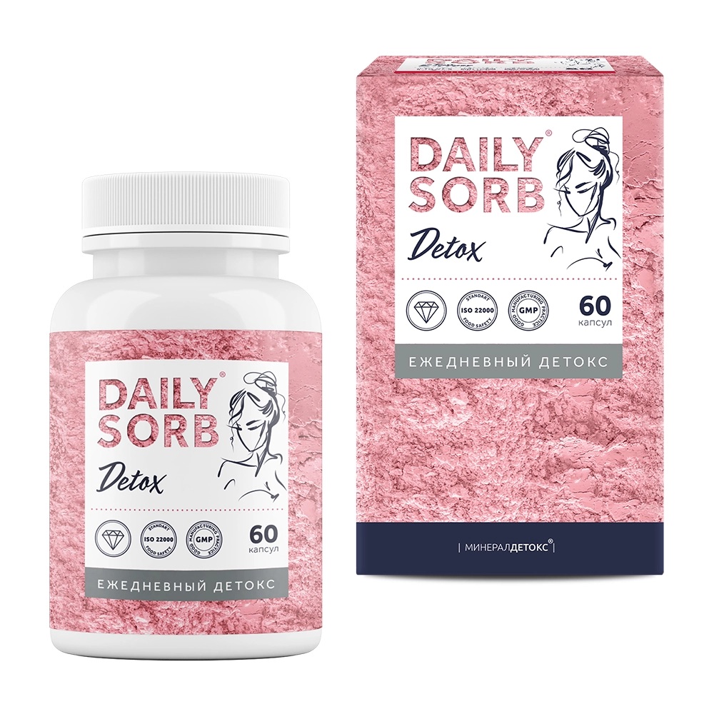 Дэйлисорб Детокс, капсулы, 60 шт. фото