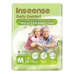 Inseense Daily Comfort Подгузники-трусики для взрослых, M, 10 шт, 60-100 см фото